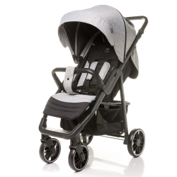 4Baby MOODY XXII Light Grey wózek spacerowy z maksymalnym obciążeniem do 22 kg