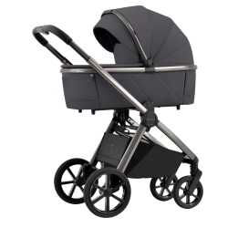 Carrello OMEGA CRL-6530 Excellent Grey uniwersalny wózek dla dziecka 2w1 głęboko-spacerowy