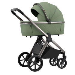 Carrello OMEGA CRL-6530 Perfect Green uniwersalny wózek dla dziecka 2w1 głęboko-spacerowy