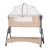 Carrello Aria CRL-15501 Sand Beige łóżeczko dostawne dla dziecka