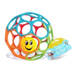 Grzechotka kula z piłeczką BALL Smily Play piłka 15 cm