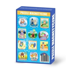 Puzzle Magnetyczne Miesiące Maka Kids 915132 zestaw 120 magnetycznych puzzli