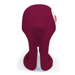 Smily Mia Gryzak Silikonowy Pingwin Buddy Red gryzaczek dla dziecka