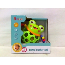 Bam Bam miękka grzechotka gumowana kula Żabka 383721