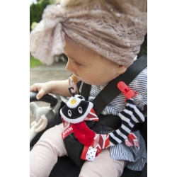 Zawieszka do smoczka SzopHop czerwona Hencz Toys 623