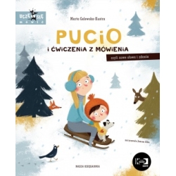 Książeczka Pucio i ćwiczenia z mówienia - książka w twardej oprawie 40 stron