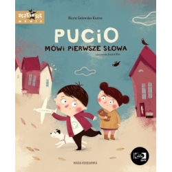 Książeczka Pucio mówi pierwsze słowa - książka w twardej oprawie 40 stron