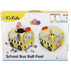 Basenik z piłeczkami Szkolny Autobus K's Kids KA10658