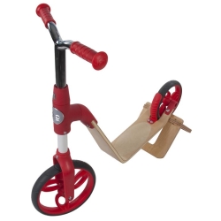 Sun Baby Rowerek biegowy i hulajnoga EVO 360° czerwony
