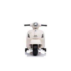 Scooter Piaggio Vespa WHITE biały pojazd akumulatorowy jeździk skuter z napędem elektrycznym Sun Baby J04.003.1.2