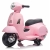 Scooter Piaggio Vespa Pudrowy Róż pojazd akumulatorowy jeździk skuter z napędem elektrycznym Sun Baby J04.003.1.3