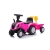 Traktor z przyczepą New Holland różowy pojazd jeździk Sun Baby J05.043.1.3