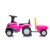 Traktor z przyczepą New Holland różowy pojazd jeździk Sun Baby J05.043.1.3