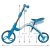 Sun Baby Rowerek biegowy i hulajnoga EVO 360° Pro - niebieski