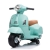 Scooter Piaggio Vespa MINT miętowy pojazd akumulatorowy jeździk skuter z napędem elektrycznym Sun Baby J04.003.1.1