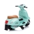 Scooter Piaggio Vespa MINT miętowy pojazd akumulatorowy jeździk skuter z napędem elektrycznym Sun Baby J04.003.1.1