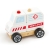Viga 50204 Klocki drewniane Ambulans - układanka piramidka z drewna