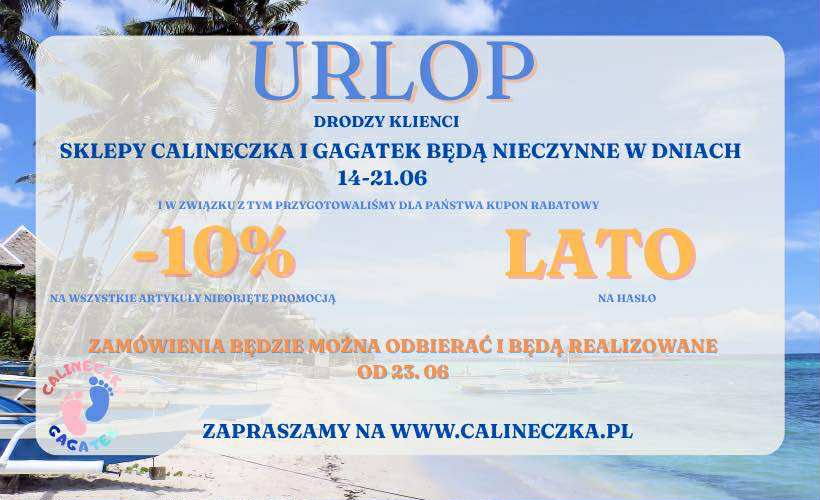 Rabat -10% na hasło LATO